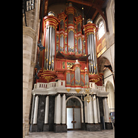 Rotterdam, Sint Laurenskerk, Orgelempore seitlich