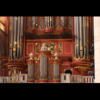 Rotterdam, Sint Laurenskerk, Rckpositiv, Chamaden und Pedaltrme