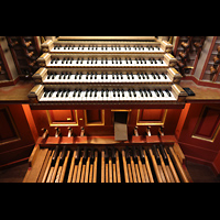 Rotterdam, Sint Laurenskerk, Manuala, Pedal und Tritte