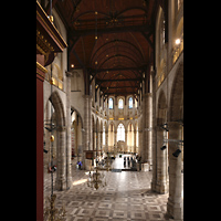 Rotterdam, Sint Laurenskerk, Blick von der Orgelempore in die Kirche