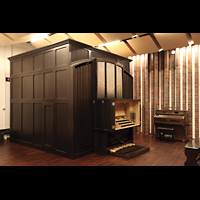 Wroclaw (Breslau), Akademia Muzyczna (Musikakademie), Groer bungssaal, Orgel im bungsraum