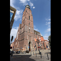 Wroclaw (Breslau), Bazylika sw. Elzbiety (St. Elisabeth), Fassade und sdliches Langhaus