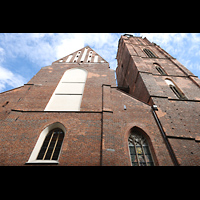 Wroclaw (Breslau), Bazylika sw. Elzbiety (St. Elisabeth), Westfassade mit Turm