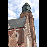 Wroclaw (Breslau), Bazylika sw. Elzbiety (St. Elisabeth), Ansicht von Nordwesten