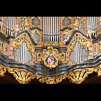 Wroclaw (Breslau), Bazylika sw. Elzbiety (St. Elisabeth), Geteiltes Rckpositiv