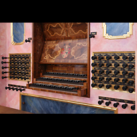 Wroclaw (Breslau), Bazylika sw. Elzbiety (St. Elisabeth), Spieltisch seitlich