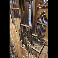 Wroclaw (Breslau), Bazylika sw. Elzbiety (St. Elisabeth), Pfeifen des Kleinpedals (Cis-Seite)