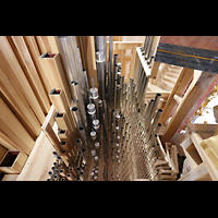 Wroclaw (Breslau), Bazylika sw. Elzbiety (St. Elisabeth), Pfeifen im Oberwerk