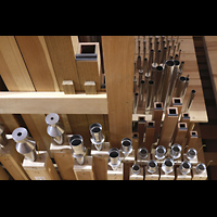 Wroclaw (Breslau), Bazylika sw. Elzbiety (St. Elisabeth), Pfeifen der Chalumeau im Oberwerk