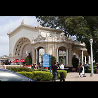 San Diego, Balboa Park, Spreckels Organ Pavilion (Freiluftorgel), Spreckels Orgel-Pavillon