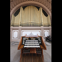 San Diego, Balboa Park, Spreckels Organ Pavilion (Freiluftorgel), Orgel mit Spieltisch