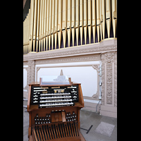 San Diego, Balboa Park, Spreckels Organ Pavilion (Freiluftorgel), Orgel mit Spieltisch