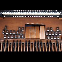 San Diego, Balboa Park, Spreckels Organ Pavilion (Freiluftorgel), Pistons, Schweller und Pedal