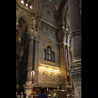Lyon, Notre-Dame de Fourvière, Orgel-Teilwerk im linken Chorraum