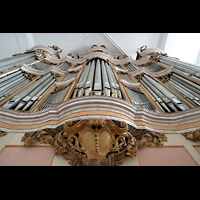 Goslar, Stiftskirche St. Georg (ehem. Klosterkirche), Orgelprospekt perspektivisch