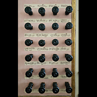 Goslar, Stiftskirche St. Georg (ehem. Klosterkirche), Linke Registerstaffel